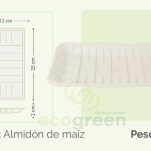 PQT BANDEJA LARGE 5-1 X 20 UN ECOGREEN